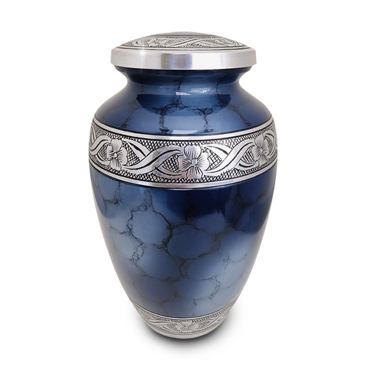 Clara Blue Cremation Urn